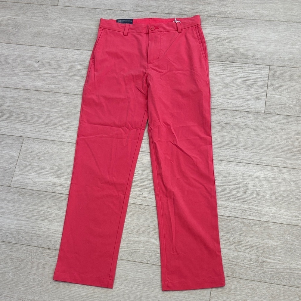 NWT Vine yards performance breaker pants sailors red pink size 16